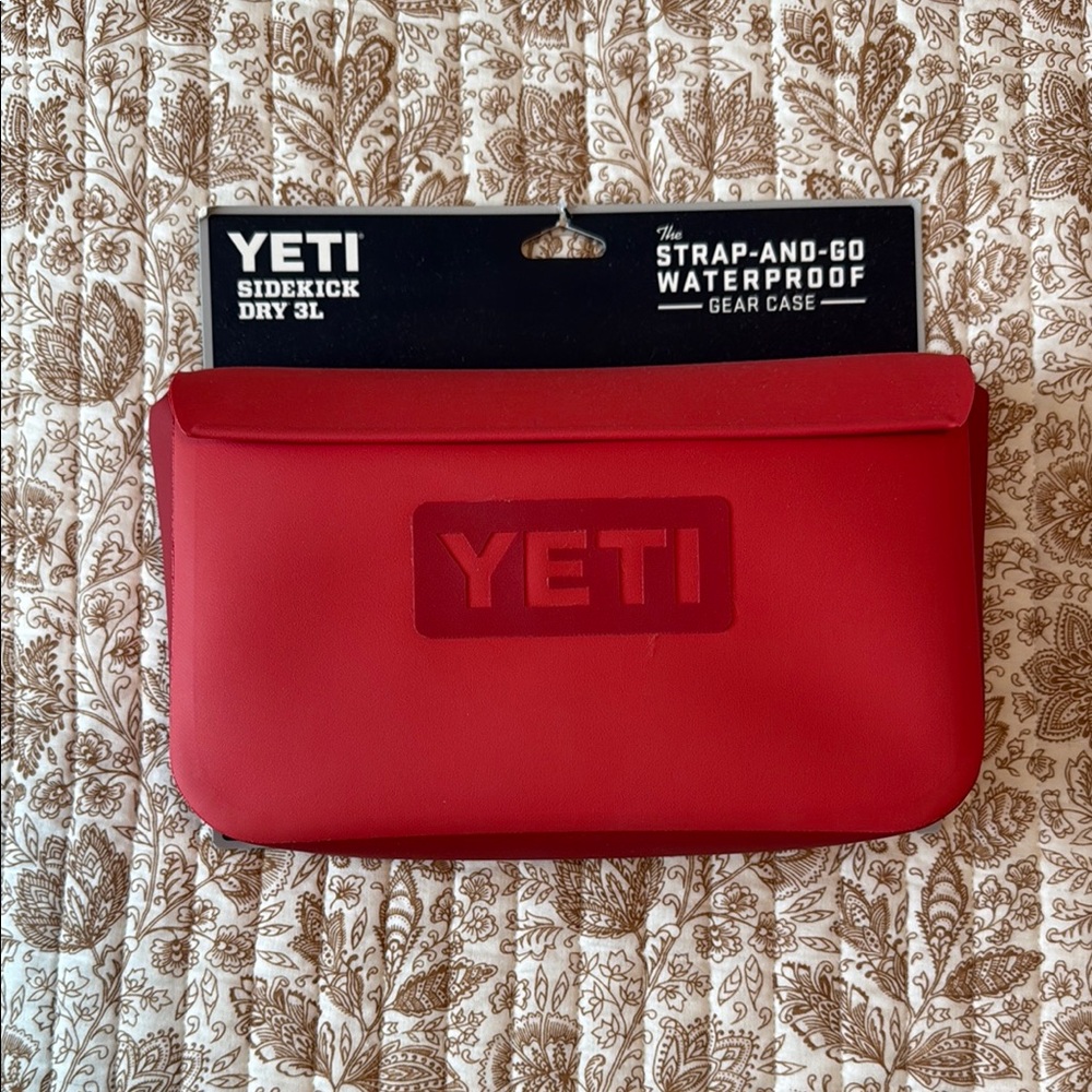 YETI Red Sidekick Dry 3L Case